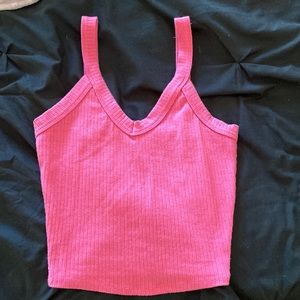 Hot pink tank top